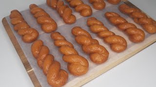 Twisted doughnut Recipe Perfect Glazed Twisted doughnuts Delicious [upl. by Lantz]