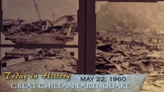 1960 Great Chilean Earthquake the most powerful earthquake recorded  Today in History [upl. by Dunkin247]