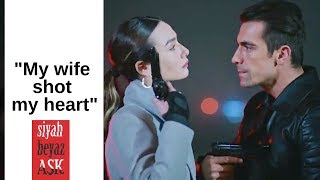 Siyah Beyaz Ask ❖ Ep 24 ❖ quotMy wife shot my heartquot ❖ English ❖ 2019 [upl. by Paryavi]