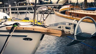 Building A Bowsprit Part 2  Ep 27  Sailing Ixion [upl. by Mussman552]