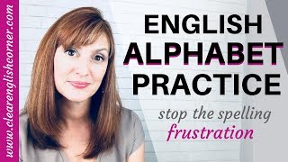 How to Say English Letters American English Alphabet Pronunciation [upl. by Kristel]