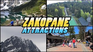 ZAKOPANE ATTRACTIONS  Zakopane Atrakcje Turystyczne  Poland 4k [upl. by Leirej]