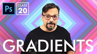 Gradients  Adobe Photoshop for Beginners  Class 20  Urdu  Hindi [upl. by Fayre]