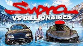 1000HP Supra terrorizing Billionaires Hypercarmeet in Switzerland [upl. by Limemann]