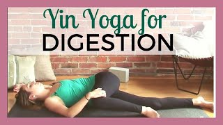 Yin Yoga Sequence for Digestion  Bloating amp Gas Relief [upl. by Aenert]