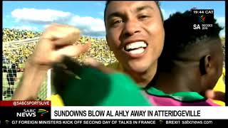 Mamelodi Sundowns beat Egypt Giants Al Ahly in CAF Champs [upl. by Aihsenrad935]