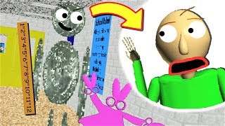 BALDI GOT TRAPPED IN THE SHINY QUARTER  Baldis Basics MOD Quarter Swapped Basics [upl. by Wachtel]