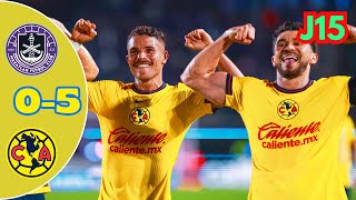 Mazatlán 05 América  Jornada 15  AP24 LIGA MX  Fut One [upl. by Eimme]