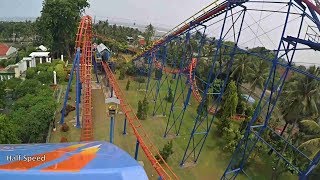 Halilintar in Slow Motion Dufan Rollercoaster FPV First Person View [upl. by Cristin]