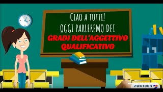 I gradi dellaggettivo qualificativo [upl. by Olnek496]