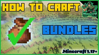 How to CRAFT and USE a BUNDLE  Minecraft Coming Soon [upl. by Eniamrehc]