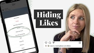 HIDING LIKES ON INSTAGRAM How To Do It  Pros amp Cons [upl. by Brandon]