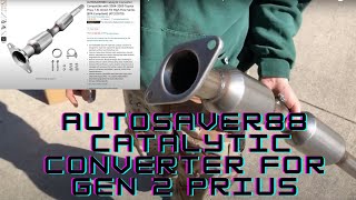 Toyota Prius Gen 2 2007 Catalytic Converter Replacement with Amazon part Autosaver88 [upl. by Mercuri]