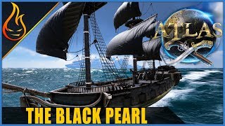 The Black Pearl Ship Build Atlas MMO [upl. by Kanter443]