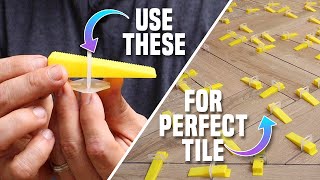 How To Use A Tile Leveling and Spacer System From Amazon  DIY Homeowner [upl. by Campball405]