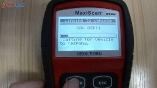 MaxiScan MS509 OBD2 Scanner [upl. by Vanden]