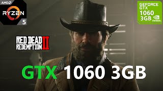 Red Dead Redemption 2 GTX 1060 3GB All Settings Tested [upl. by Aracot]