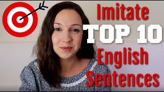 How to Pronounce TOP 10 English Sentences [upl. by Hertzfeld]