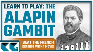 Chess Openings Learn to Play the Alapin Gambit Against the French Defense Chess Openings Explained [upl. by Salangia563]