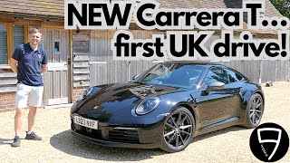 NEW 992 Carrera T – FIRST UK DRIVE [upl. by Nnaul]