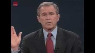 George W Bush vs Al Gore  Presidential Debate highlights [upl. by Lezned]