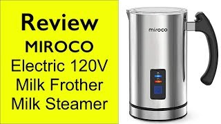 Review Miroco Milk Frother  How to make froth milk at home [upl. by Rajiv]