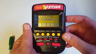 Yahtzee Hand Held Teardown Milton Bradley [upl. by Eimas]