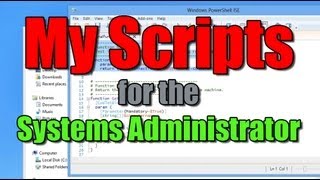 My PowerShell Scripts  Systems Administration powershell script sysadmin [upl. by Shanly409]