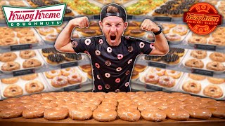 The 100 Krispy Kreme Donut Challenge 19000 Calories [upl. by Ailelc761]