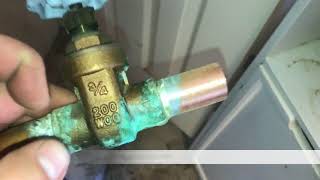 Replacing Water Heater Cold Hot Supply Lines [upl. by Cathryn]