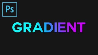 Photoshop Gradient Text Effect 8 [upl. by Ettevol]