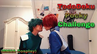 TodoDeku Pocky Challenge BNHA Cosplay [upl. by Akirahc]