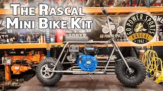 The Rascal Mini Bike Kit Build  Tutorial [upl. by Candless]