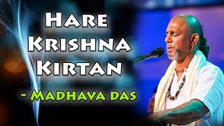 Hare Krishna Heart Touching Kirtan by Madhava Das at ISKCON Chowpatty [upl. by Maier]