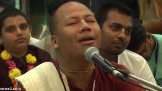 Hare Krishna Kirtan by Mathura Jivan Prabhu  ISKCON Mira Road Kirtan Mela  Krishna Consciousness [upl. by Anilosi]