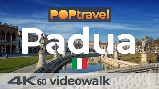 Walking in PADUA  Italy  Old Town to Prato della Valle  4K 60fps UHD [upl. by Sherm]