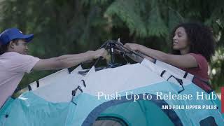 How to Set Up Your Coleman® Camp Burst™ 4Person Camping Tent [upl. by Bixby]