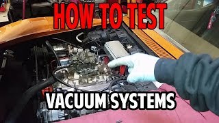 How to test Vacuum operated systems on a C3 Corvette [upl. by Moraj603]