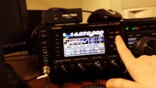 FTDX1200 Yaesu on PSK31 with no interface [upl. by Magdau]