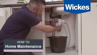 How to Fix a Leaking Sink with Wickes [upl. by Menashem489]