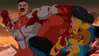 INVINCIBLE vs OMNI MAN l INVINCIBLE l S01 E08 2021 l DUBLADO PTBR 1080p FULL HD Parte 2 [upl. by Llirred268]