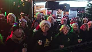 WHAT CHRISTMAS MEANS TO ME Rock Choir at Birkdale Lights Switch On 1st December 2024 [upl. by Gladdy]