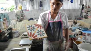 Encaustic Cement Tiles  Motif Tile [upl. by Onilatac]