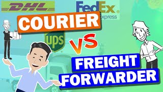 What is the difference between Courier EMS and Freight Forwarder Explained each Air cargo service [upl. by Ninehc]