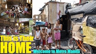 Living in Extreme Poverty in Manila Philippines Travel to the SLUMS of th Philippines Filipinos [upl. by Aidnic913]