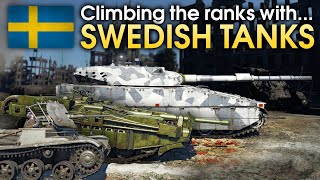 Climbing the ranks with SWEDISH TANKS  War Thunder [upl. by Guerin]