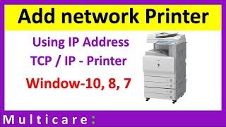 How to install network printer in windows 10 [upl. by Ynohtnad4]