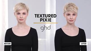 Textured Pixie  ghd Hairstyle HowTo [upl. by Pren511]