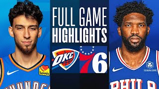 THUNDER at 76ERS  FULL GAME HIGHLIGHTS  April 2 2024 [upl. by Alrick]