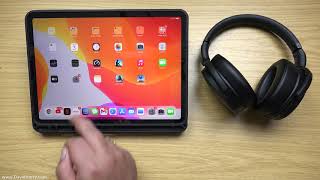 How To Connect And Pair Bluetooth Headphones To iPad Pro 2020 [upl. by Enale]